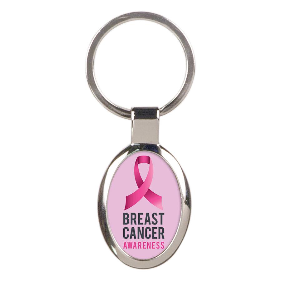 Oval Keychain with White DynaSub Insert - 4everKeepsakes