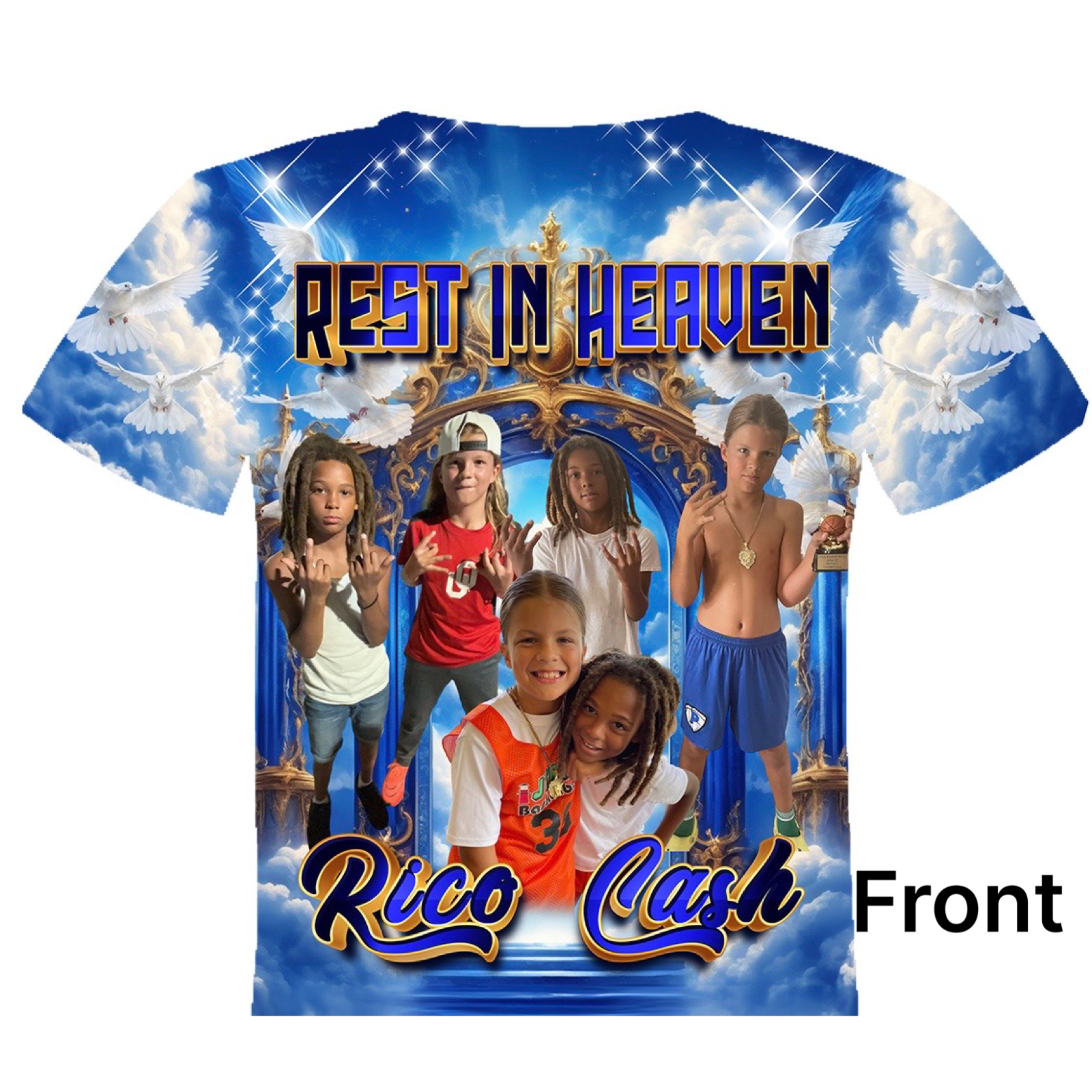 Rico Cash Memorial Front & Back 3D T-Shirt