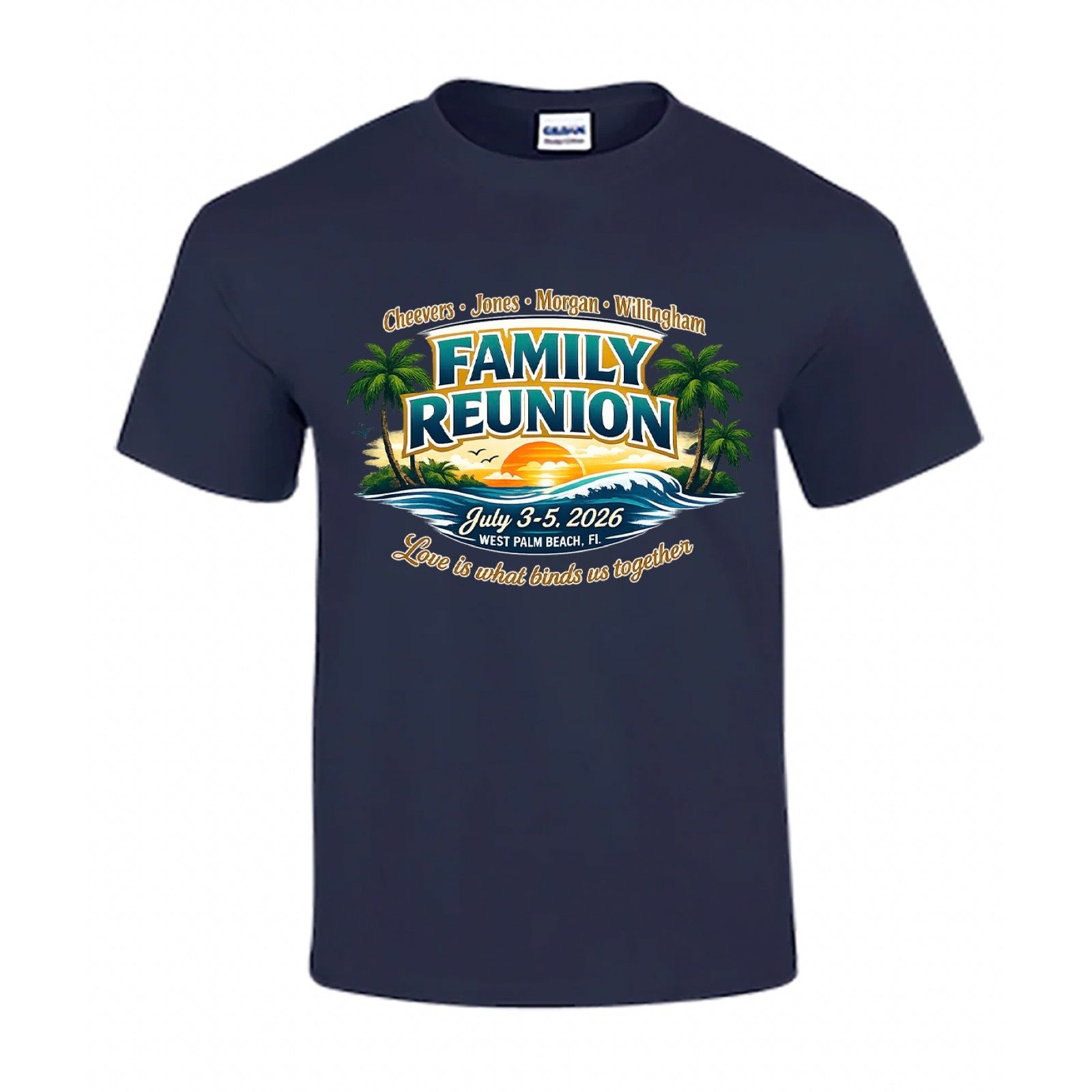 Cheevers, Jones, Morgan & Willingham Family Reunion Shirt