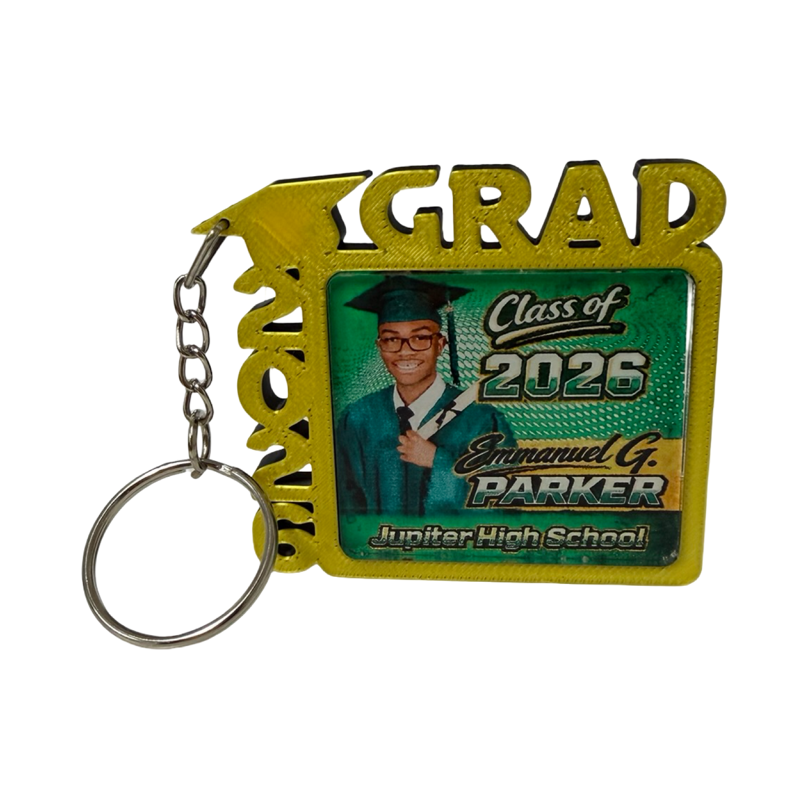 Graduation Custom Photo Keychain