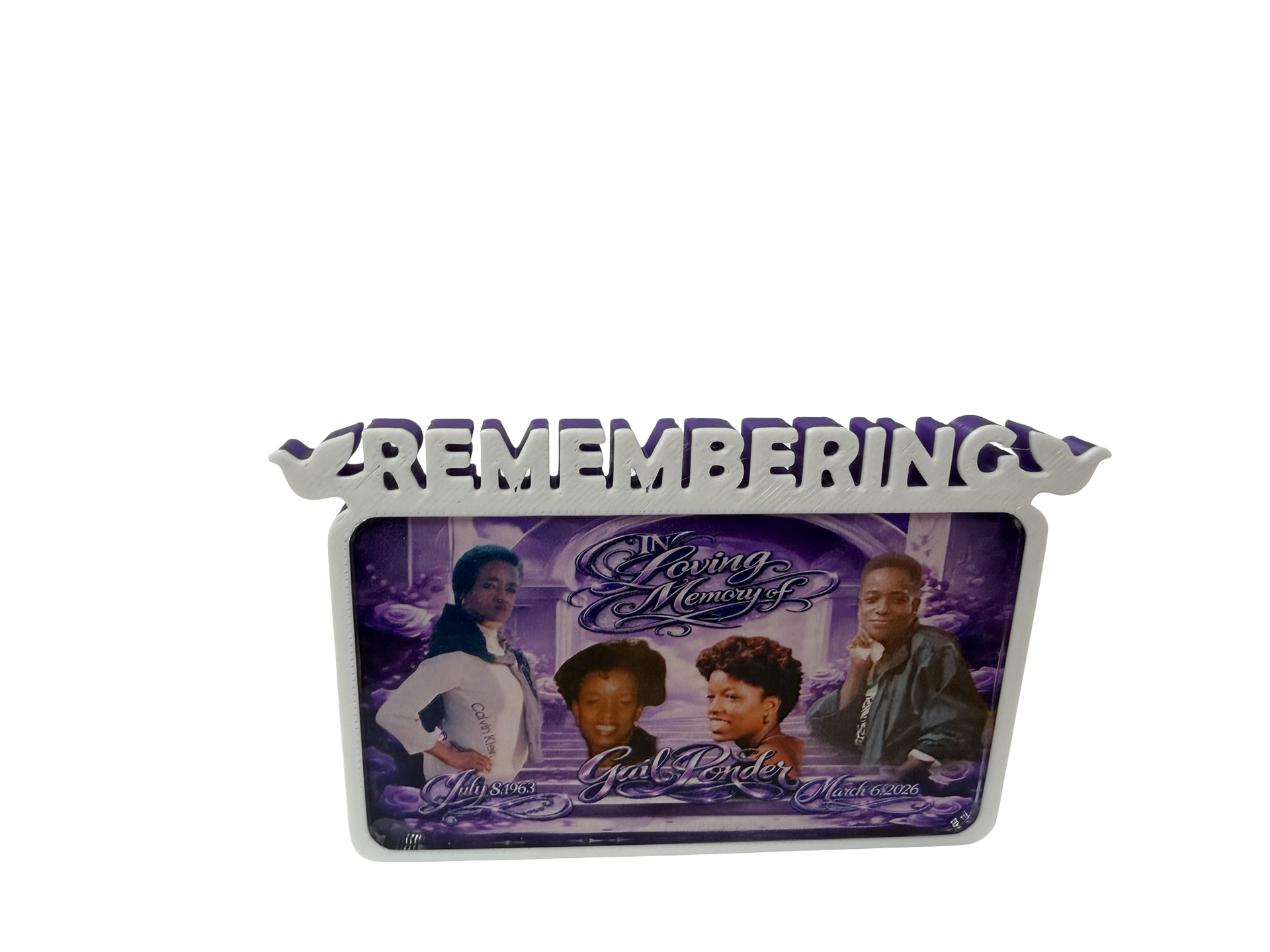 Gail Ponder Memorial Keepsake w/Magnet