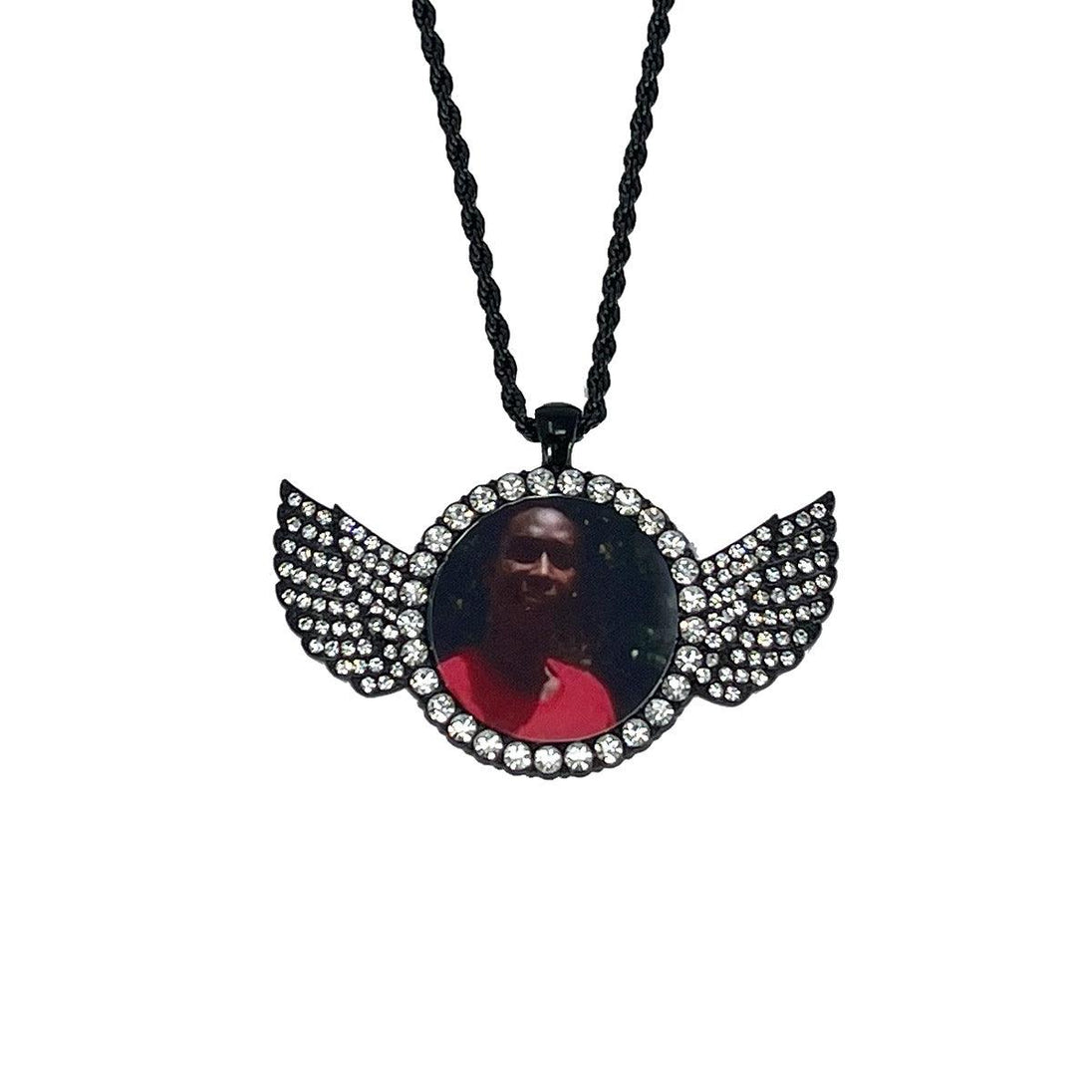Rhinestone Wings Pendant - 4everKeepsakes 