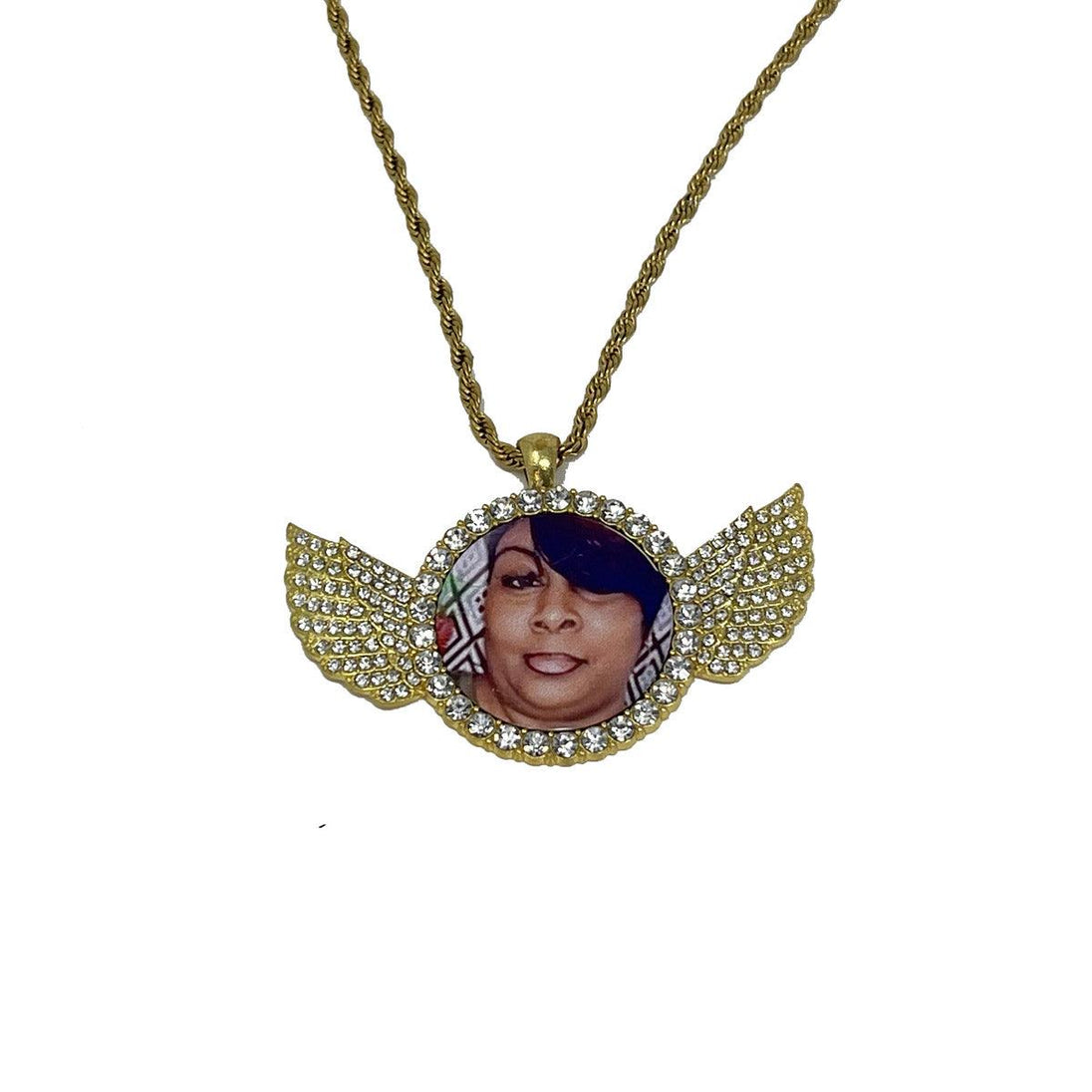 Rhinestone Wings Pendant - 4everKeepsakes 