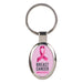 Oval Keychain with White DynaSub Insert - 4everKeepsakes 