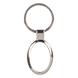Oval Keychain with White DynaSub Insert - 4everKeepsakes 