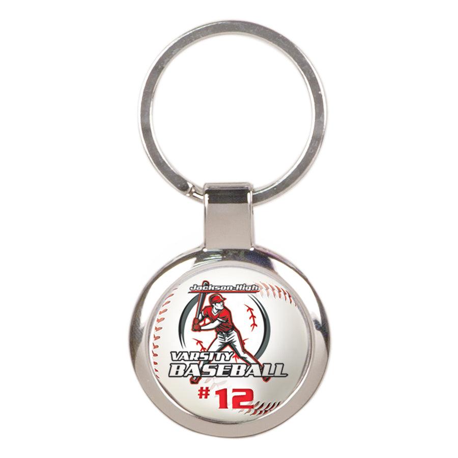 Keychain with White DynaSub Insert - 4everKeepsakes 