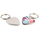Heart Shape Sublimation Blank Keychain - 4everKeepsakes 