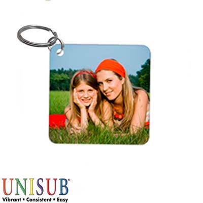 Square Aluminum Keychain - 4everKeepsakes 