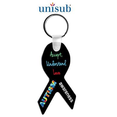 Ribbon Aluminum Keychain - 4everKeepsakes 