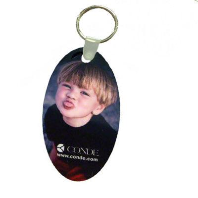 Oval Aluminum Keychain - 4everKeepsakes 