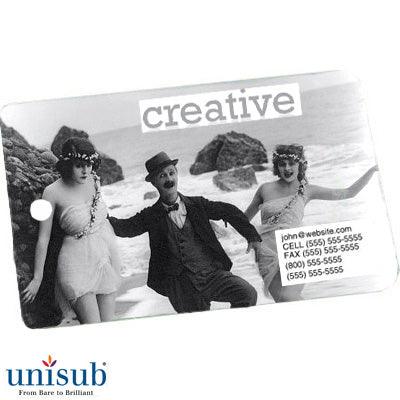 Unisub Sublimation Blank FRP Key Tag - 2" x 3" - Rectangle - 4everKeepsakes 